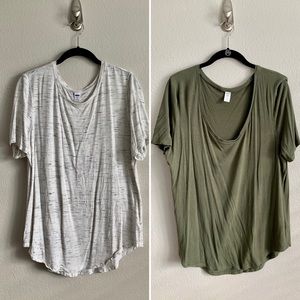 OLD NAVY // set of 2 luxe tees
